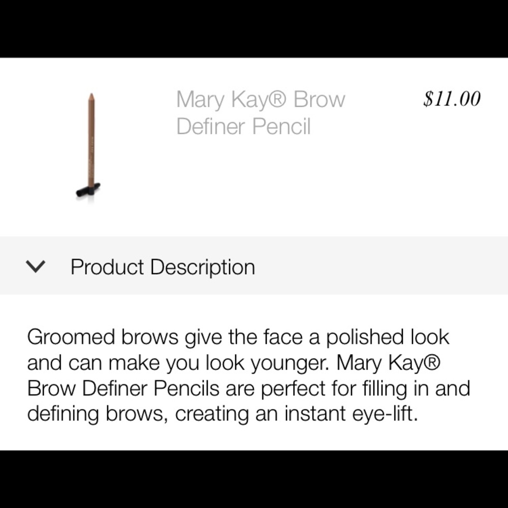 Brow defining pencil brunette